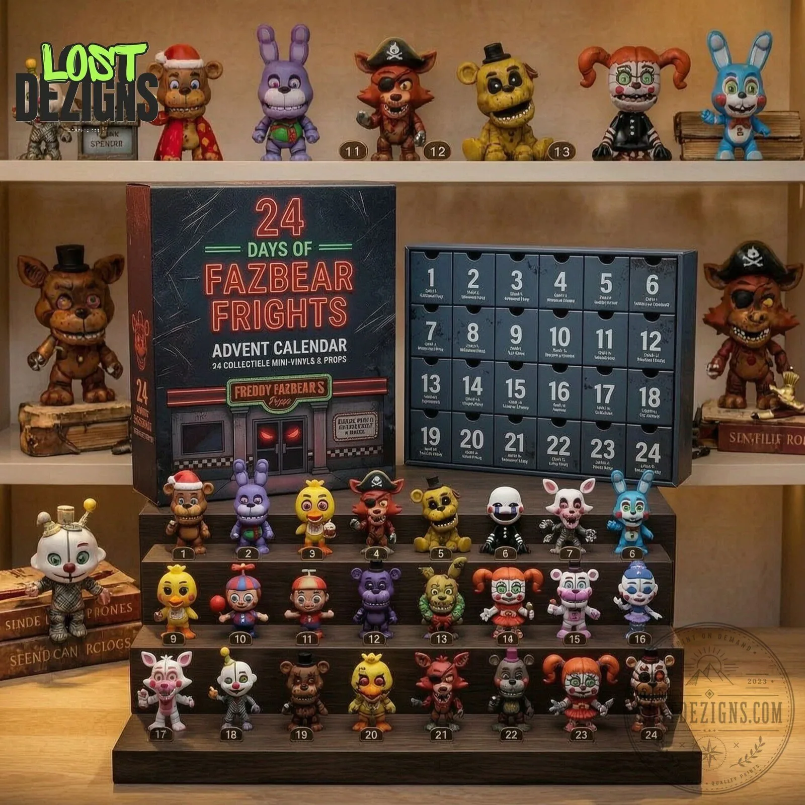 Five Nights at Freddy’s Collectible Mini Figures Advent Calendar 5 Five Nights at Freddy’s Collectible Mini Figures Advent Calendar