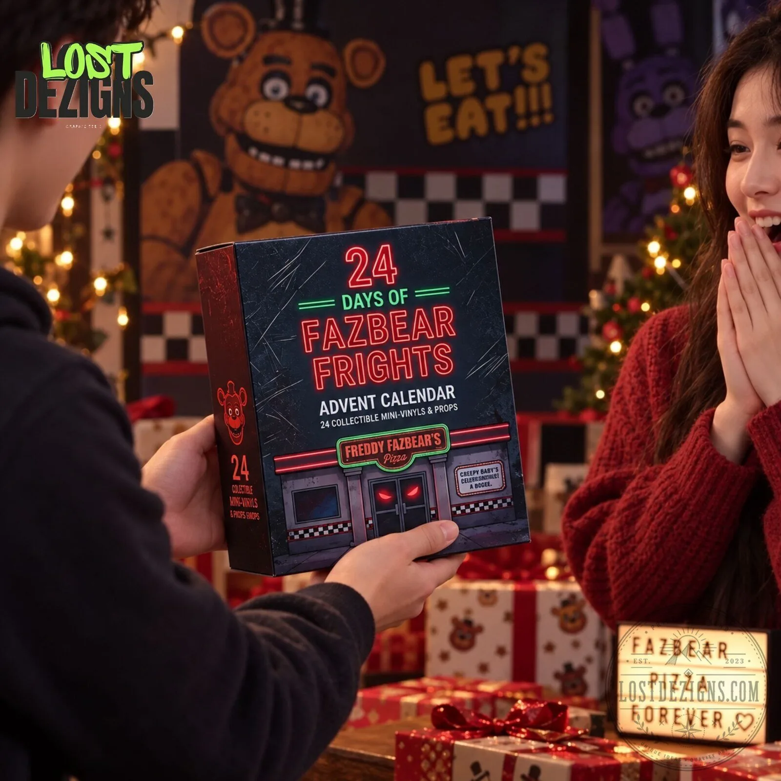 Five Nights at Freddy’s Collectible Mini Figures Advent Calendar 7 Five Nights at Freddy’s Collectible Mini Figures Advent Calendar