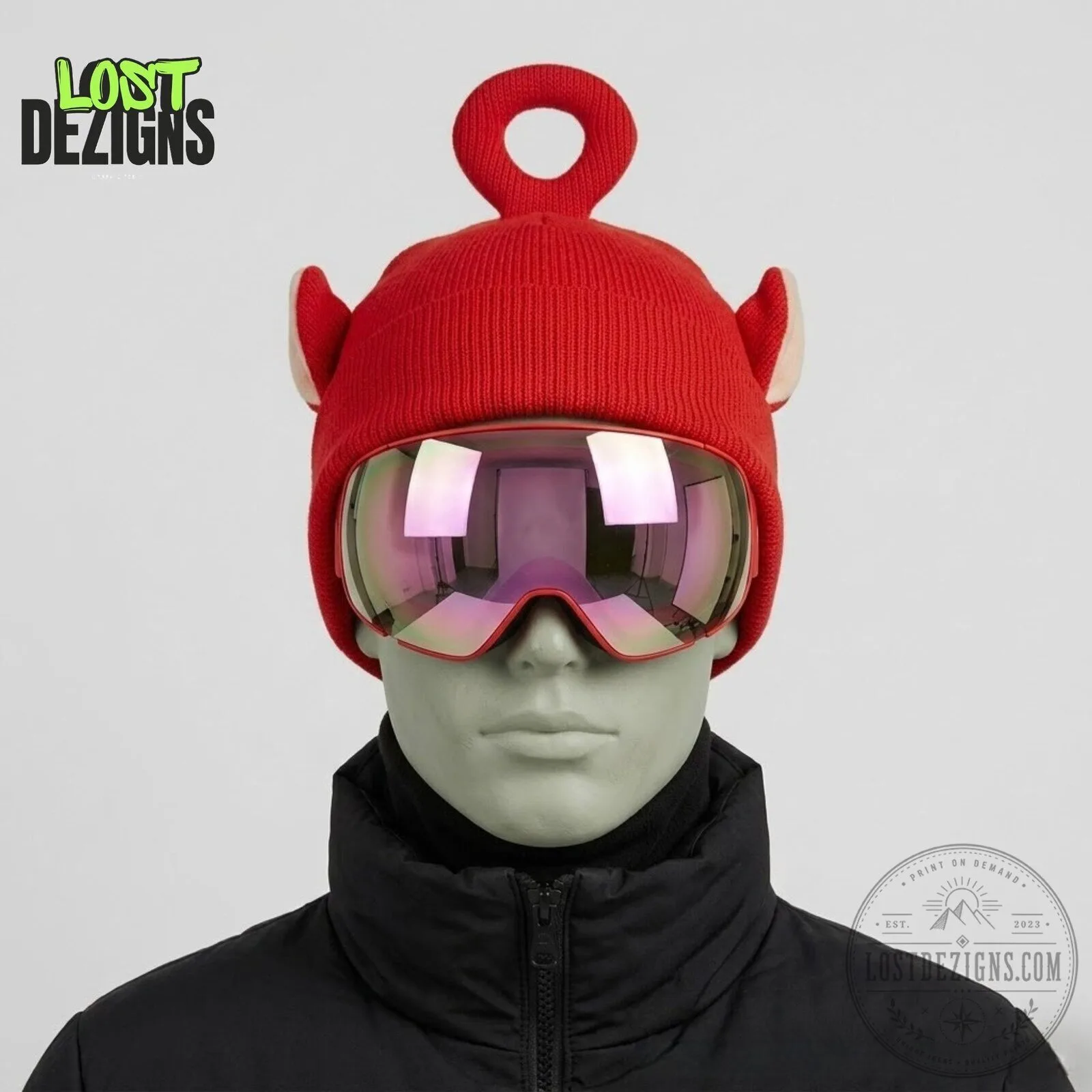 Teletubbies Ski Helmet Beanie 11 Teletubbies Ski Helmet Beanie