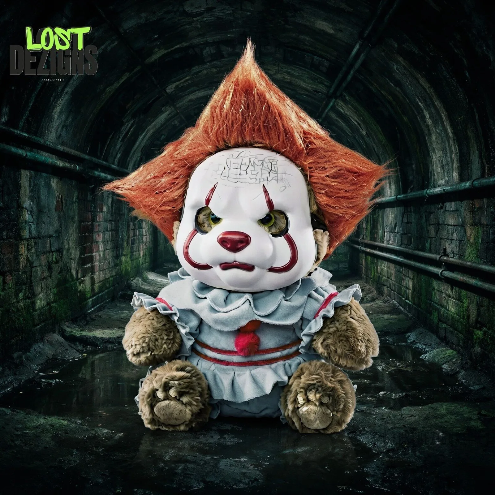 IT Pennywise Teddy Terrors Giveaway Plush Toy 4 IT Pennywise Teddy Terrors Giveaway Plush Toy