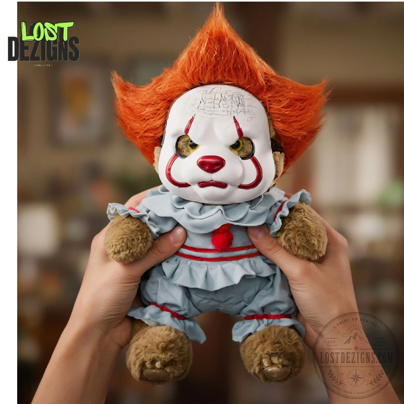IT Pennywise Teddy Terrors Giveaway Plush Toy 6 IT Pennywise Teddy Terrors Giveaway Plush Toy