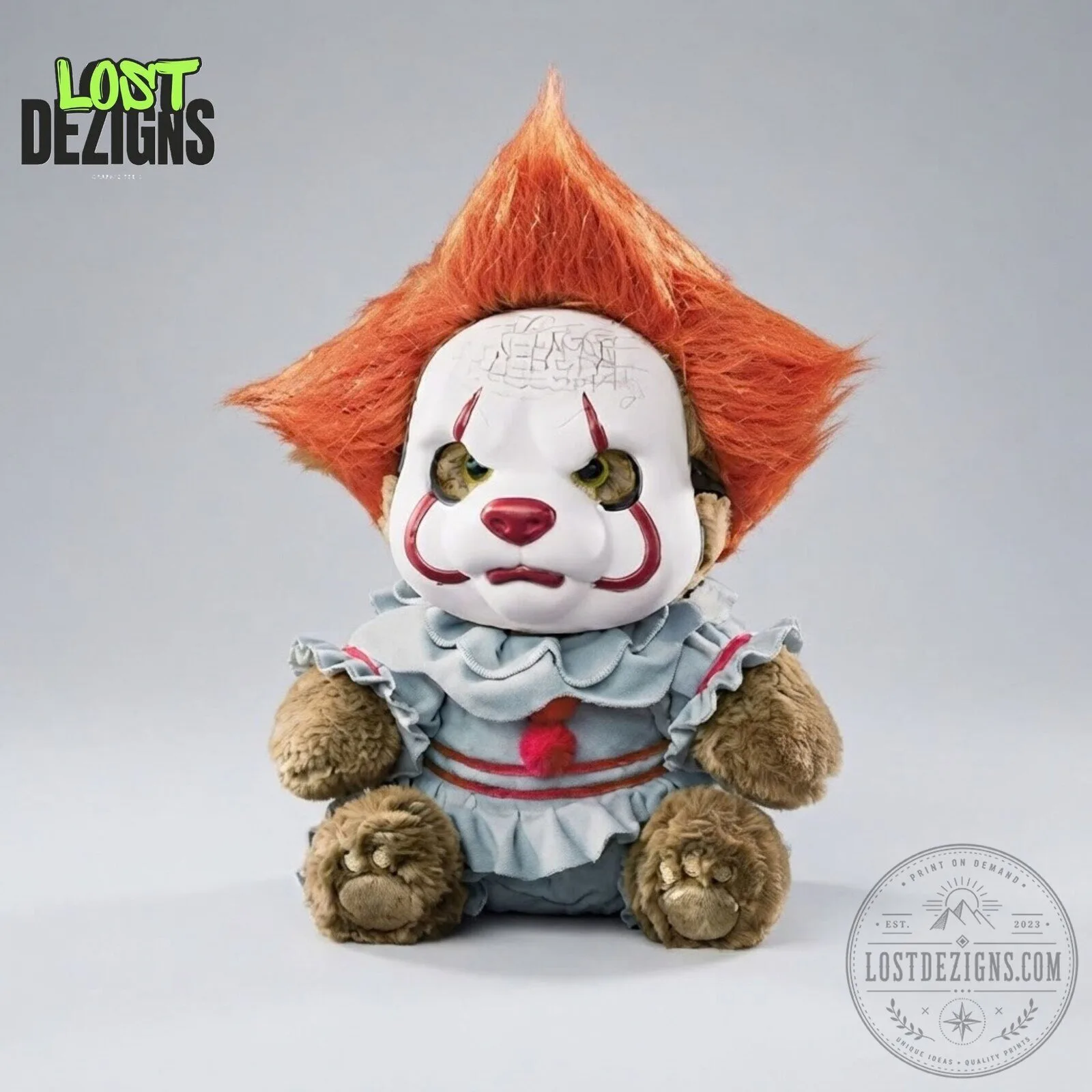 IT Pennywise Teddy Terrors Giveaway Plush Toy 7 IT Pennywise Teddy Terrors Giveaway Plush Toy