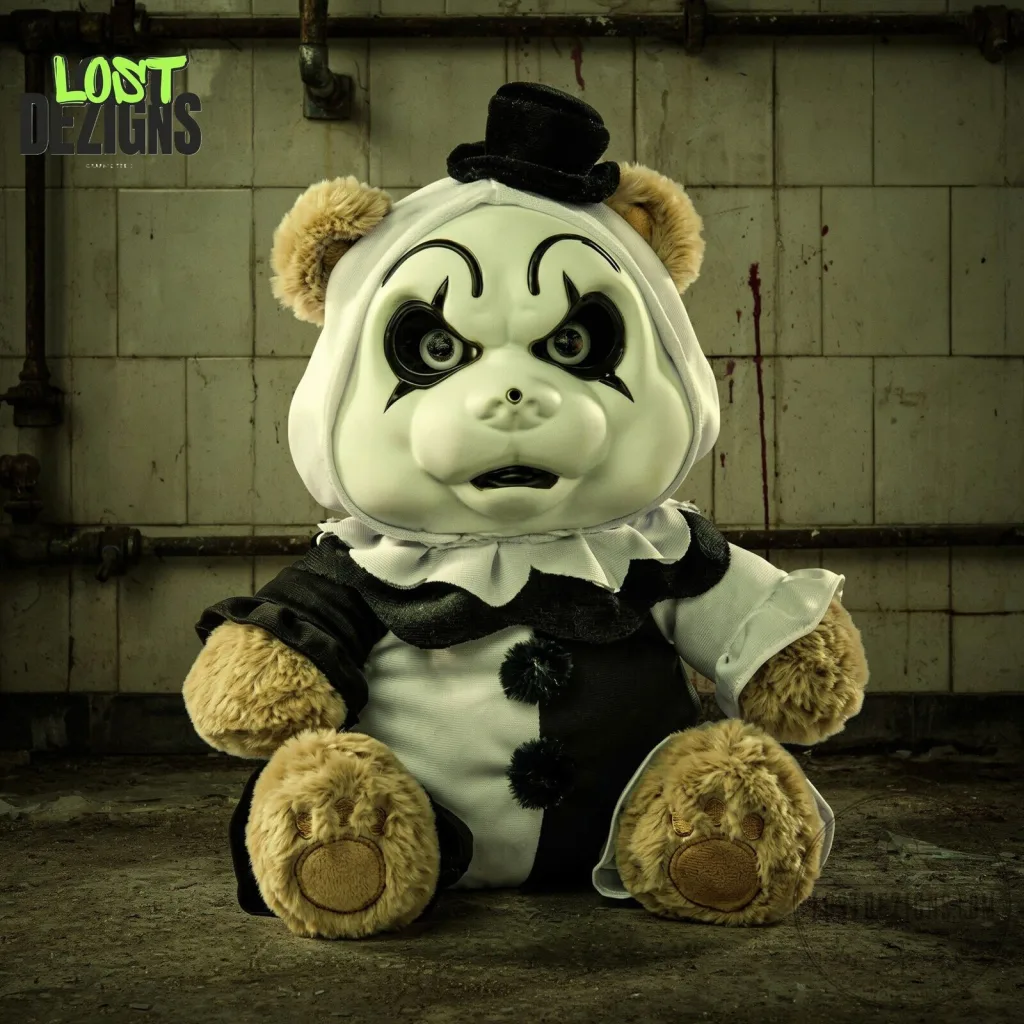 Terrifier Art The Clown Teddy Terrors Giveaway Plush Toy Terrifier Art The Clown Teddy Terrors Giveaway Plush Toy