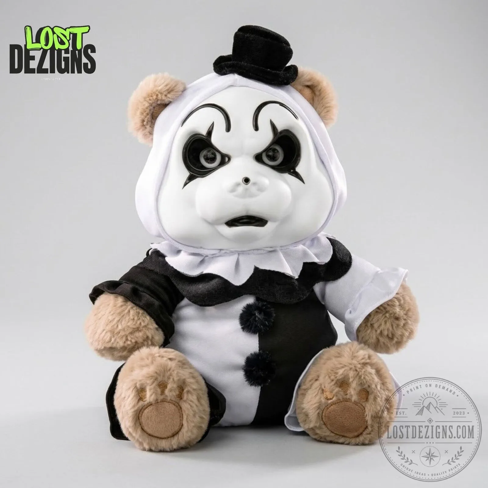 Terrifier Art The Clown Teddy Terrors Giveaway Plush Toy 6 Terrifier Art The Clown Teddy Terrors Giveaway Plush Toy