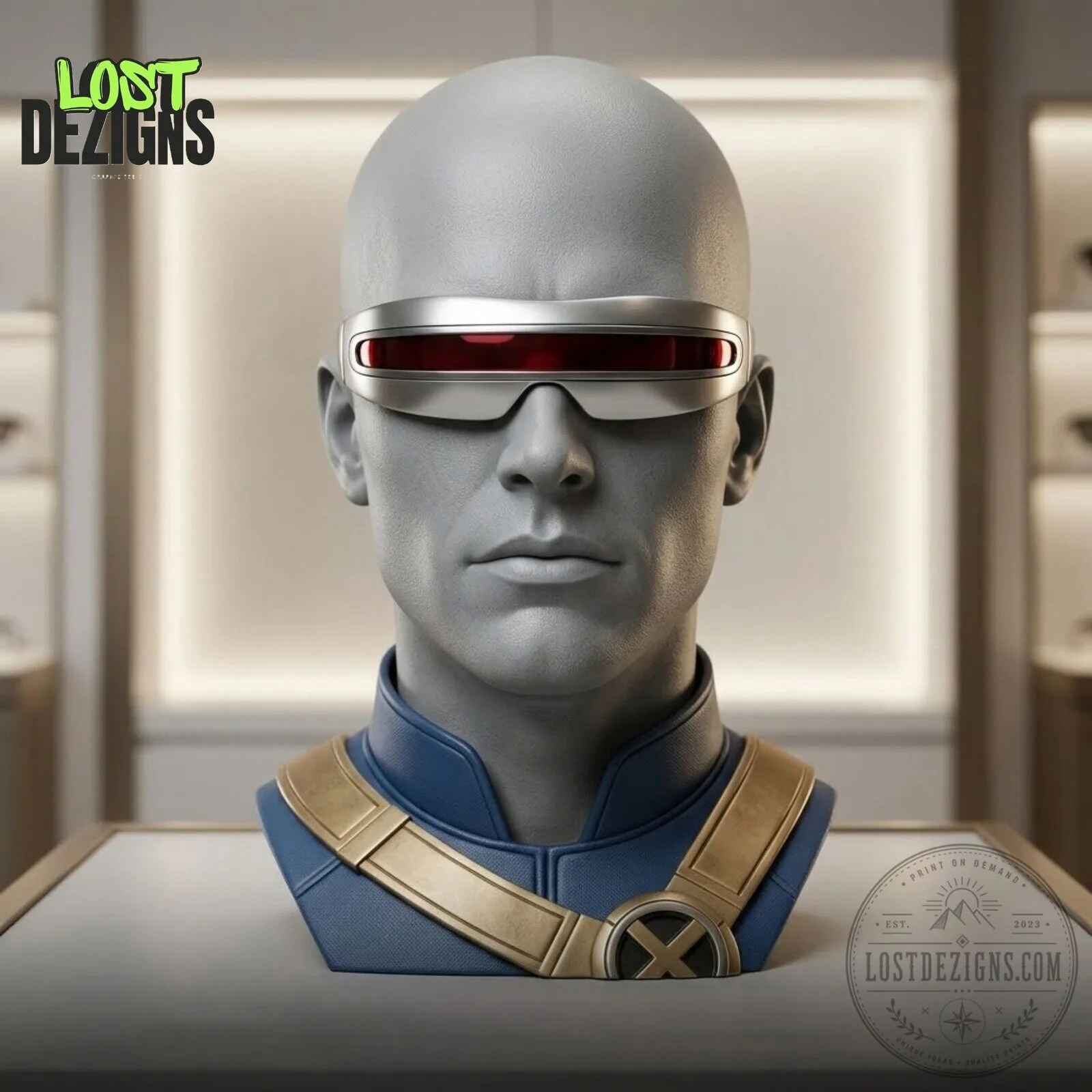 X-Men Cyclops Ruby Quartz Visor Eyewear 5 X-Men Cyclops Ruby Quartz Visor Eyewear