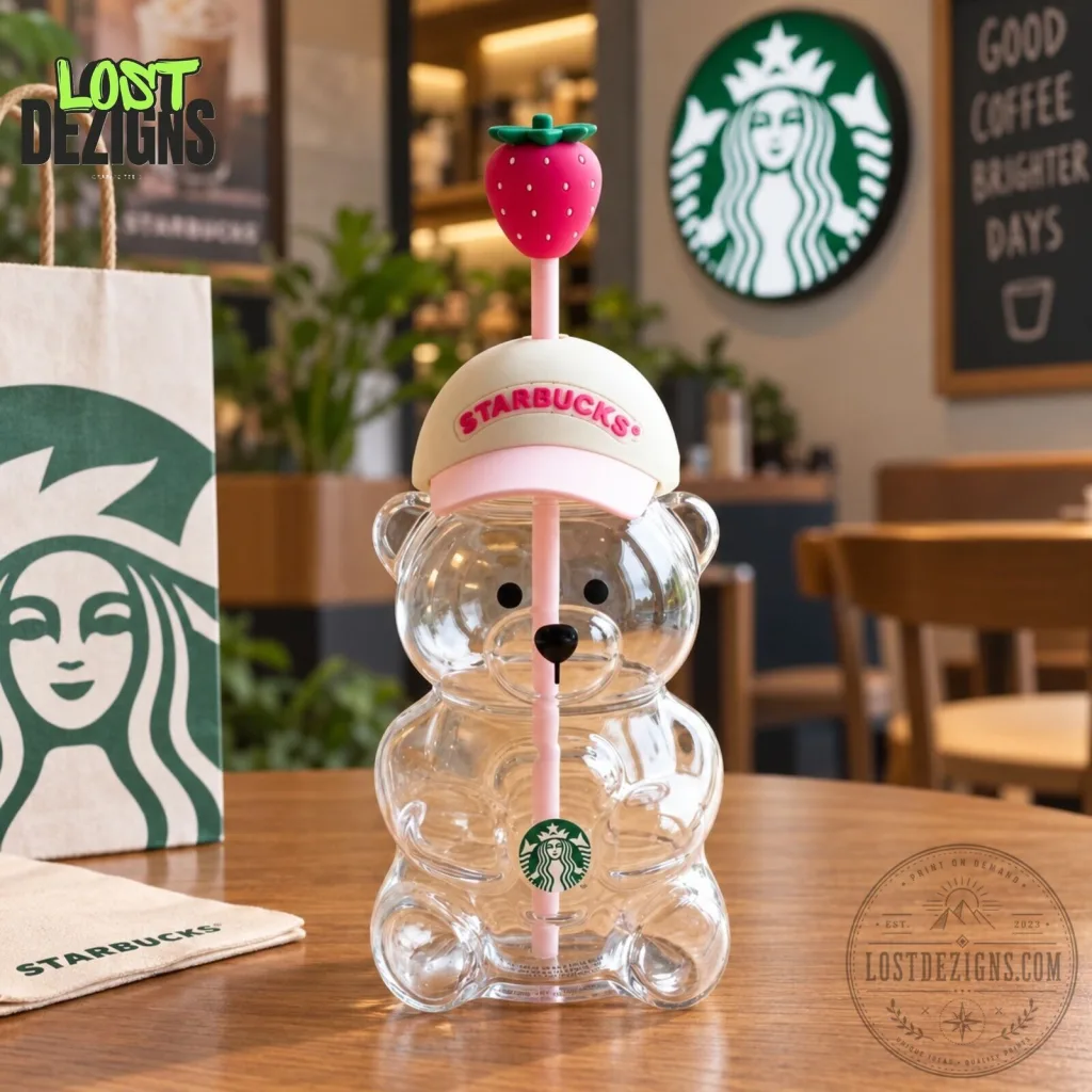 Starbucks Strawberry Bear Cup Starbucks Strawberry Bear Cup