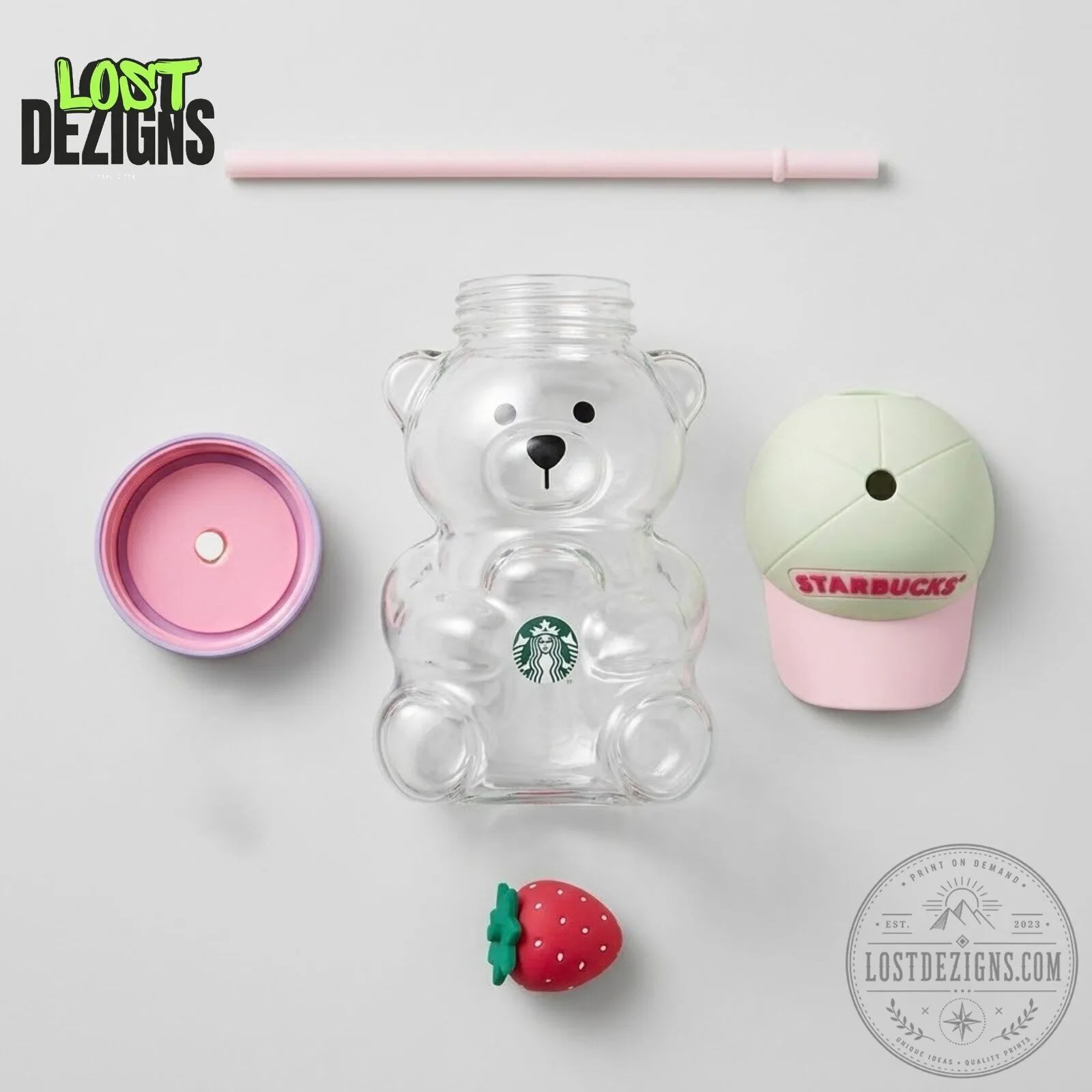 Starbucks Strawberry Bear Cup 7 Starbucks Strawberry Bear Cup