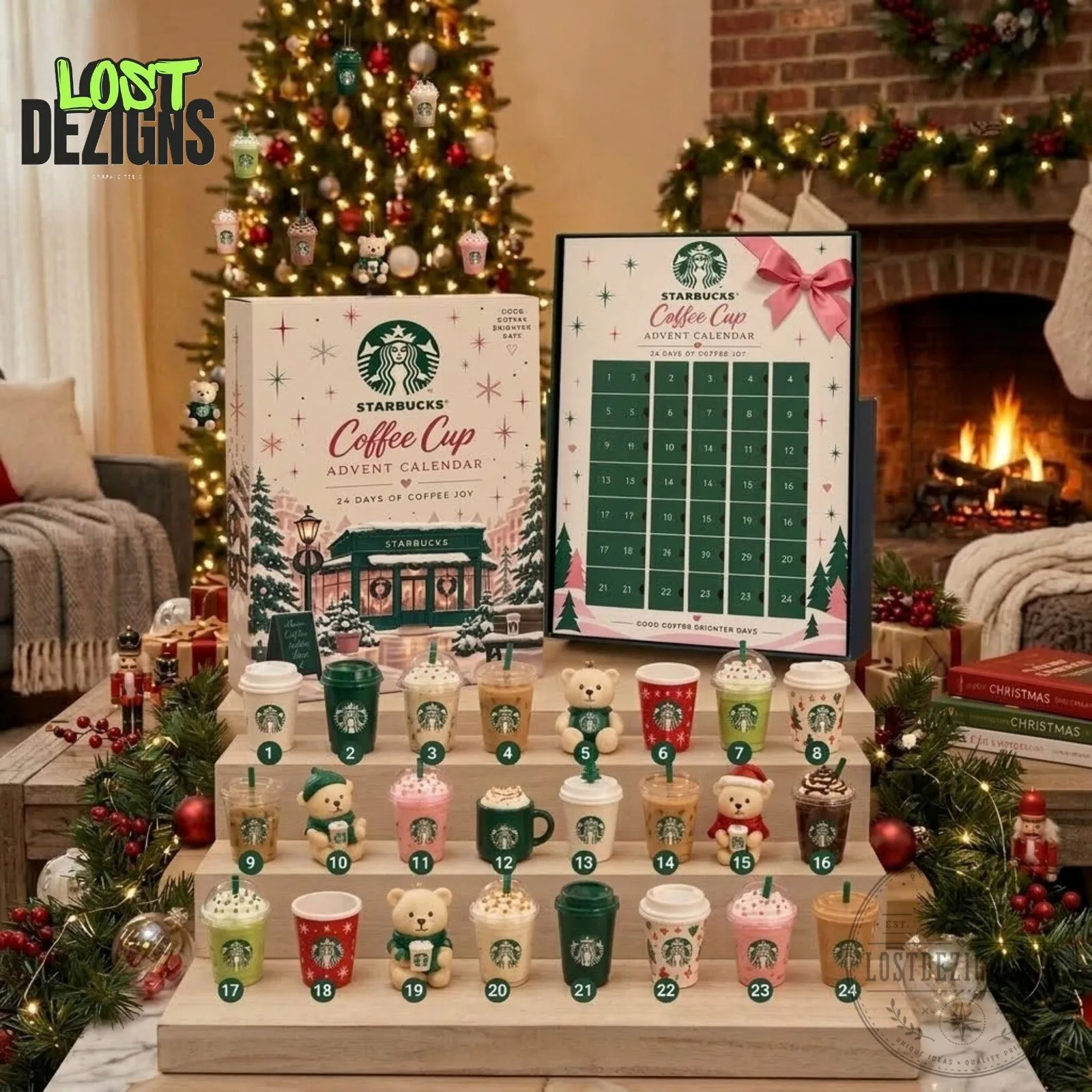 Starbucks Coffee Joy Coffee Cup Christmas Advent Calendar 2026 4 Starbucks Coffee Joy Coffee Cup Christmas Advent Calendar 2026