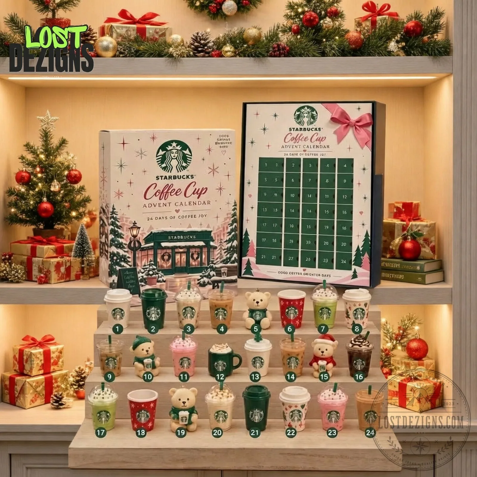 Starbucks Coffee Joy Coffee Cup Christmas Advent Calendar 2026 5 Starbucks Coffee Joy Coffee Cup Christmas Advent Calendar 2026