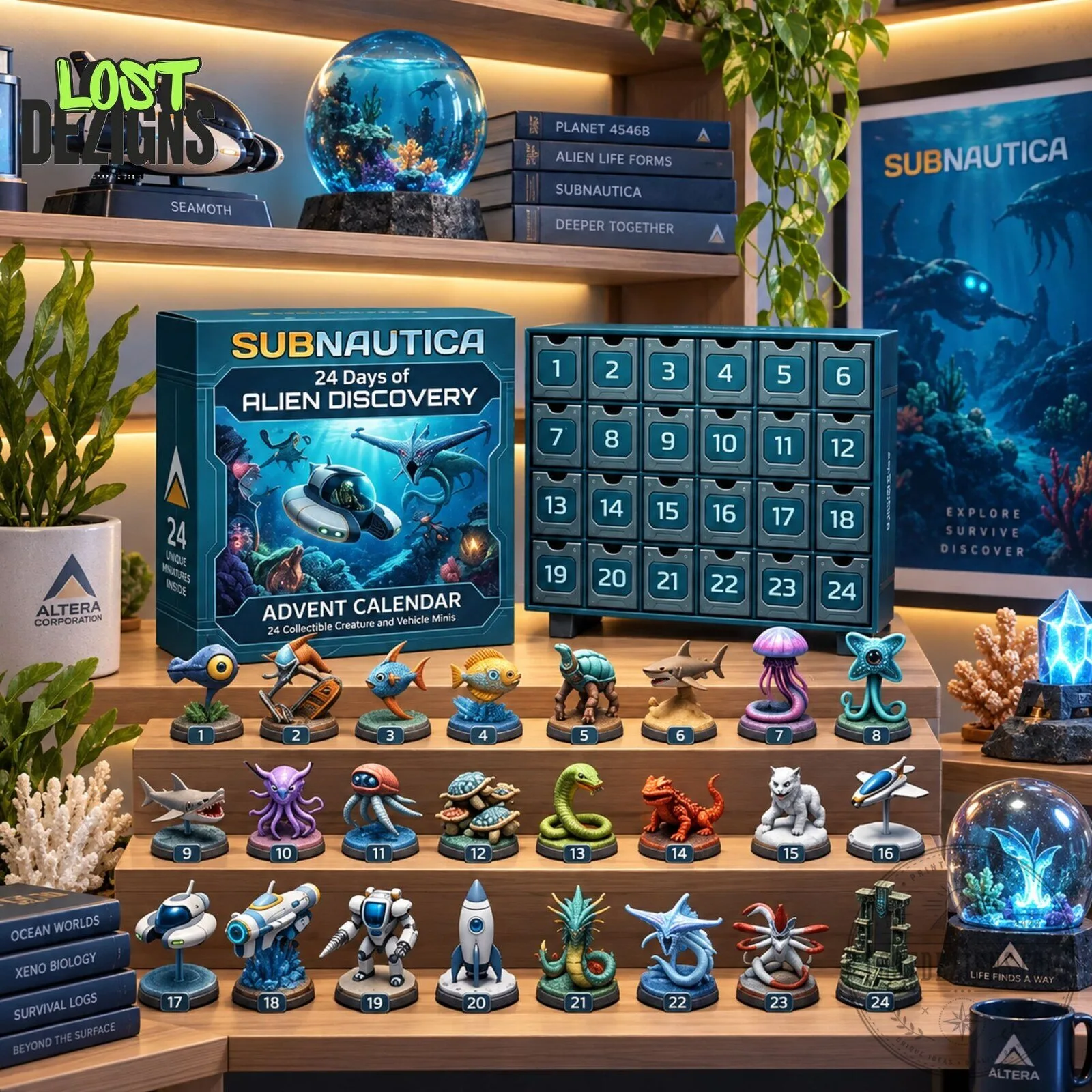 Subnautica Submarine & Underwater Creature Discovery Advent Calendar 2026 5 Subnautica Submarine & Underwater Creature Discovery Advent Calendar 2026