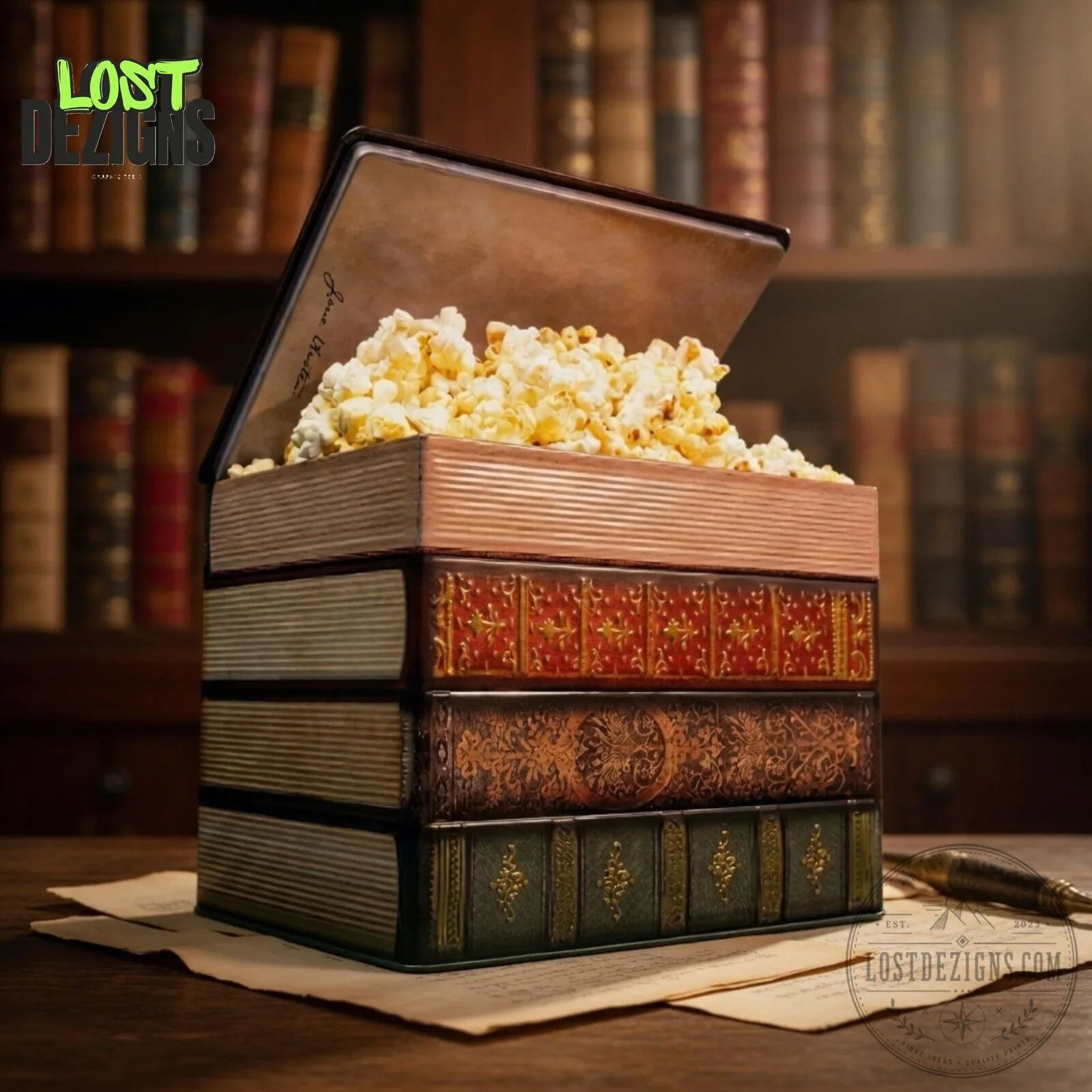 Sense And Sensibility Movie Merchandise Book Stack Tin Popcorn Bucket 4 Sense And Sensibility Movie Merchandise Book Stack Tin Popcorn Bucket