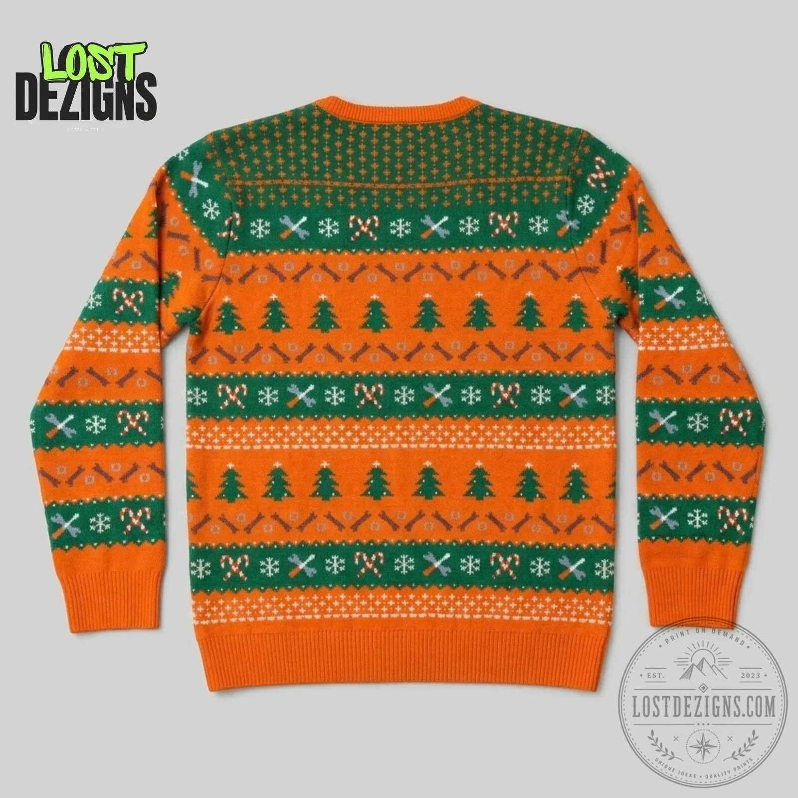 The Home Depot Christmas Tool Pocket Ugly Sweater 7 The Home Depot Christmas Tool Pocket Ugly Sweater