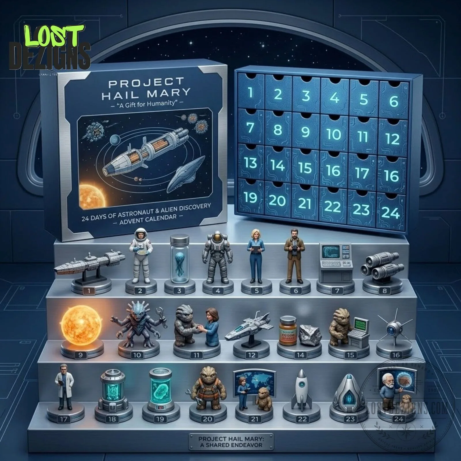Project Hail Mary Astronaut & Alien Discovery Advent Calendar 2026 4 Project Hail Mary Astronaut & Alien Discovery Advent Calendar 2026