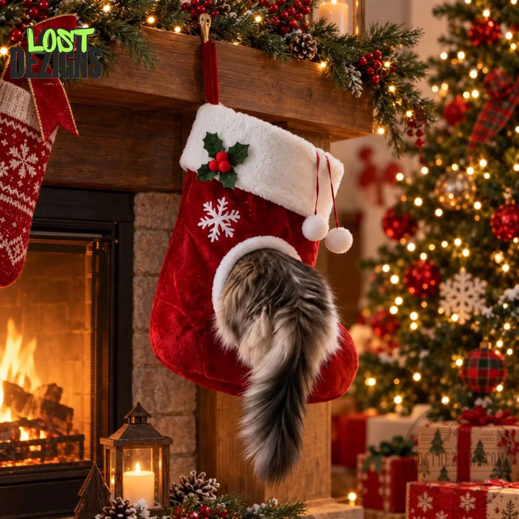 Christmas Stocking Haning Pet Bed For Cat Christmas Stocking Haning Pet Bed For Cat