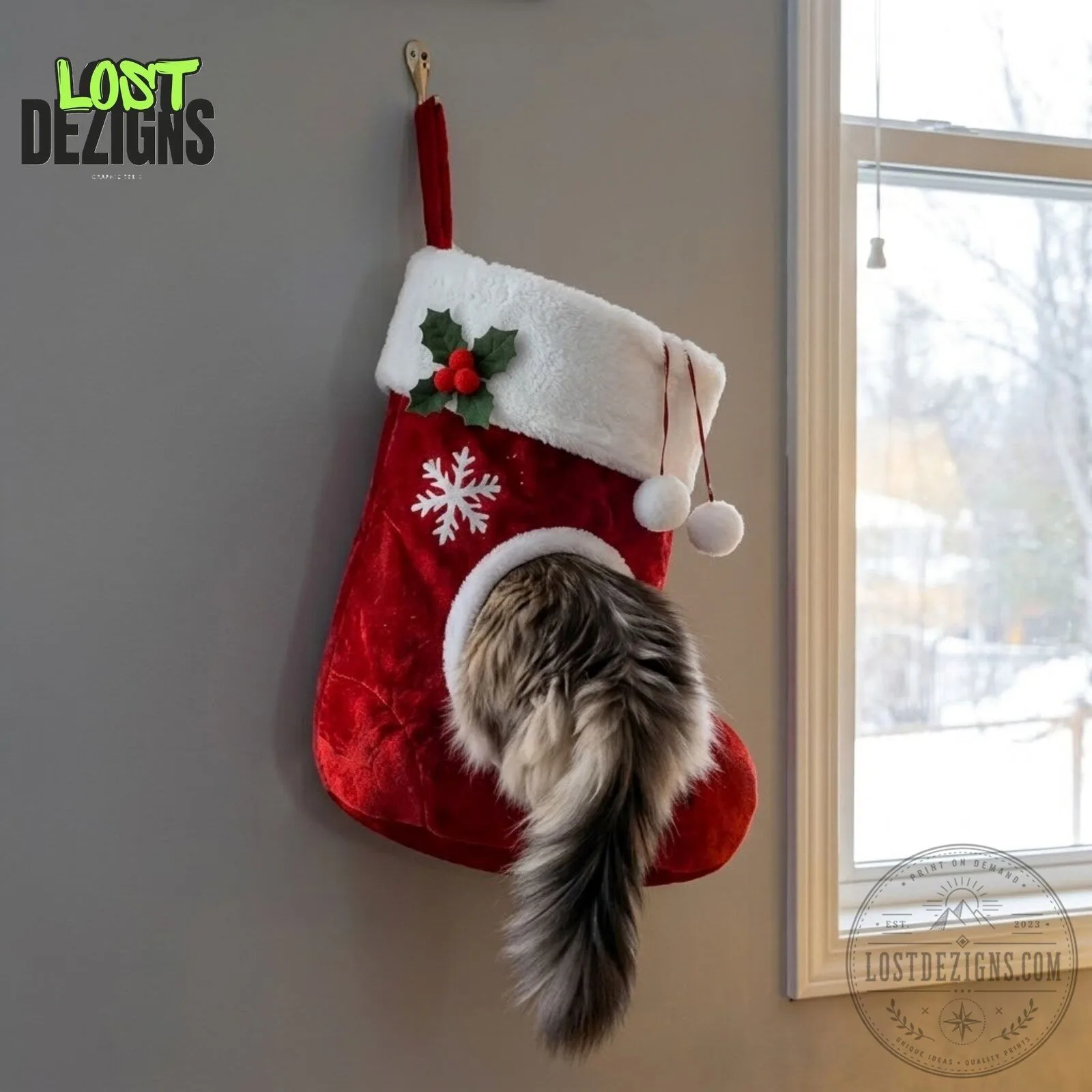 Christmas Stocking Haning Pet Bed For Cat 6 Christmas Stocking Haning Pet Bed For Cat