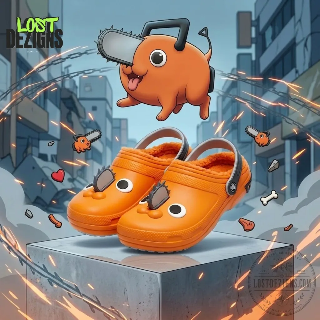 Chainsaw Man Pochita Inspired Crocs Chainsaw Man Pochita Inspired Crocs
