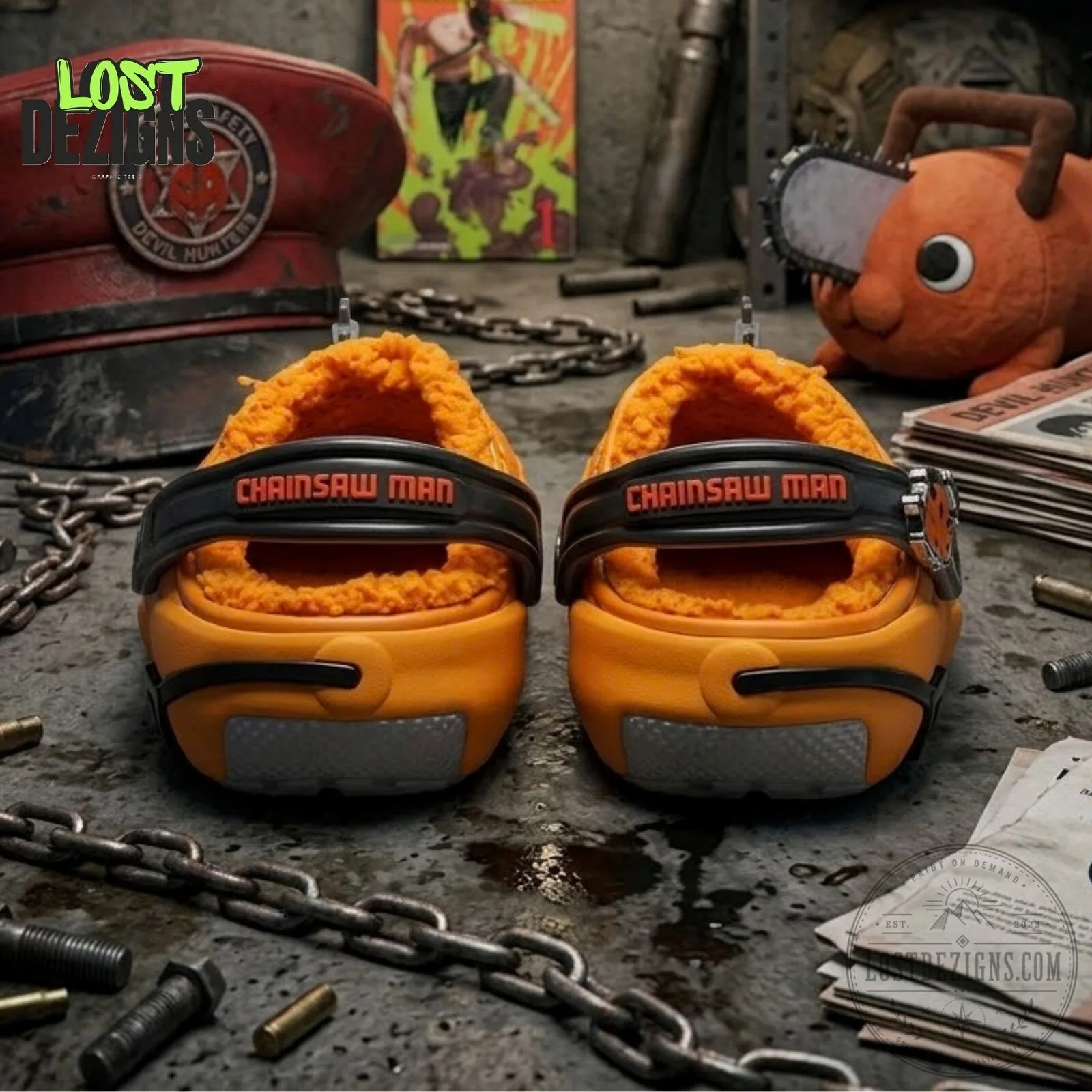 Chainsaw Man Pochita Inspired Crocs 7 Chainsaw Man Pochita Inspired Crocs