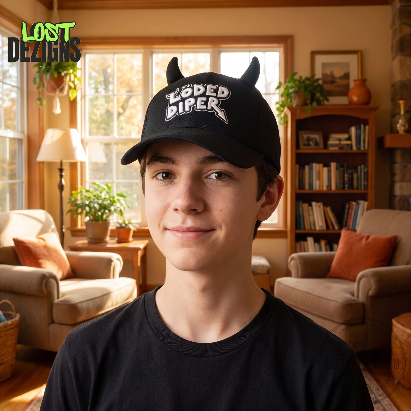 Diary Of A Wimpy Kid Loded Diper Devil Horn Cap 7 Diary Of A Wimpy Kid Loded Diper Devil Horn Cap