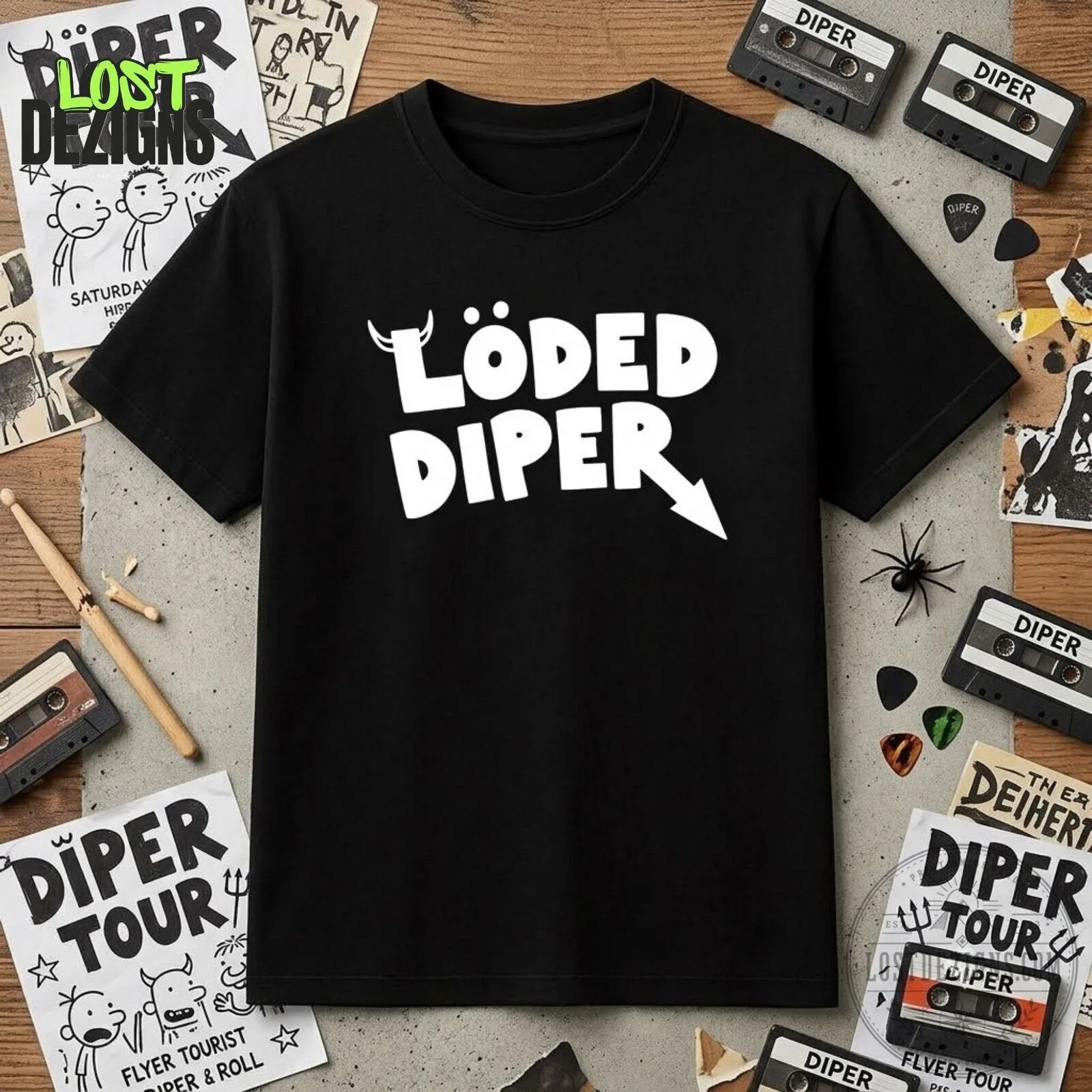 Diary Of A Wimpy Kid Loded Diper T-Shirt 4 Diary Of A Wimpy Kid Loded Diper T-Shirt