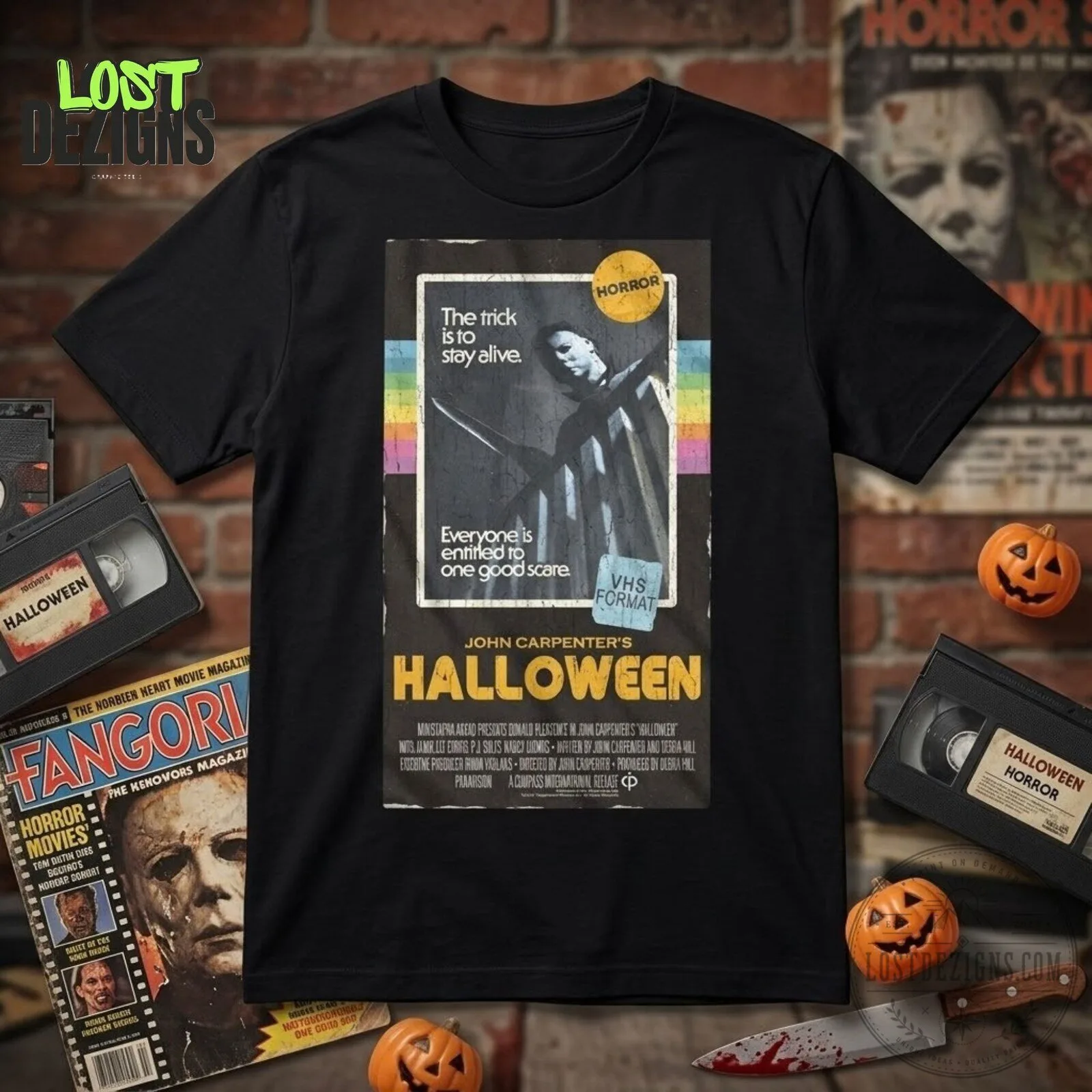 Michael Myers Halloween Graphic T-Shirt 4 Michael Myers Halloween Graphic T-Shirt