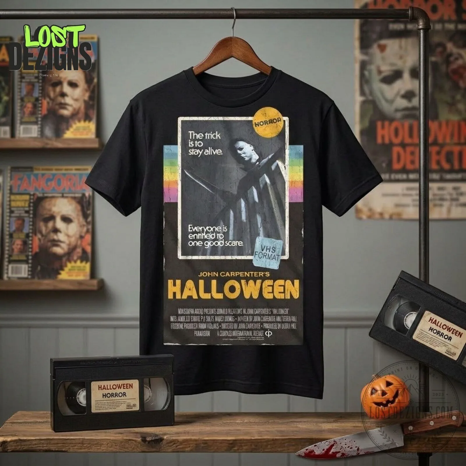 Michael Myers Halloween Graphic T-Shirt 5 Michael Myers Halloween Graphic T-Shirt