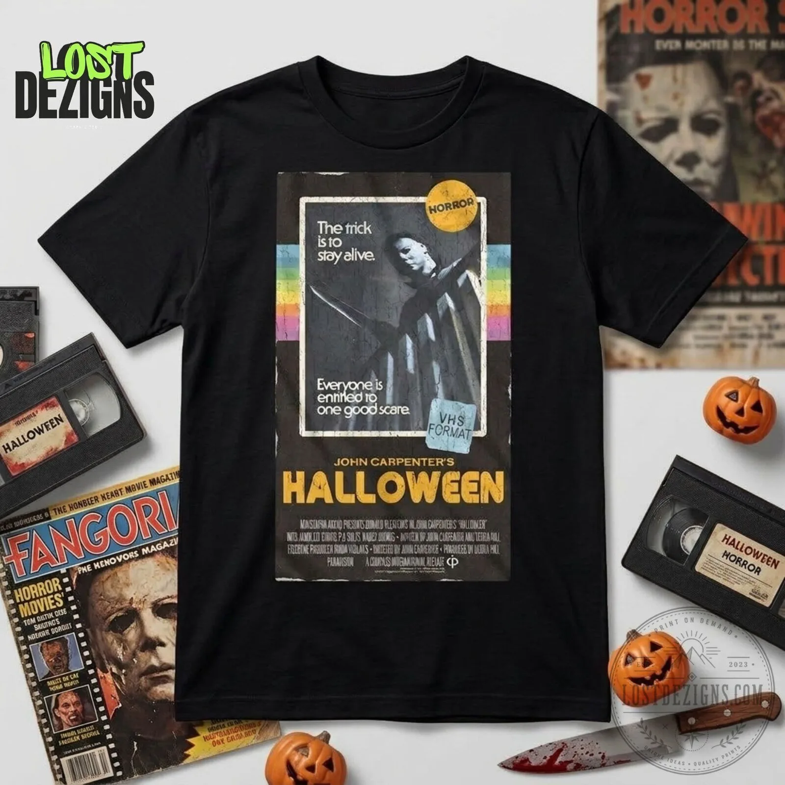 Michael Myers Halloween Graphic T-Shirt 6 Michael Myers Halloween Graphic T-Shirt