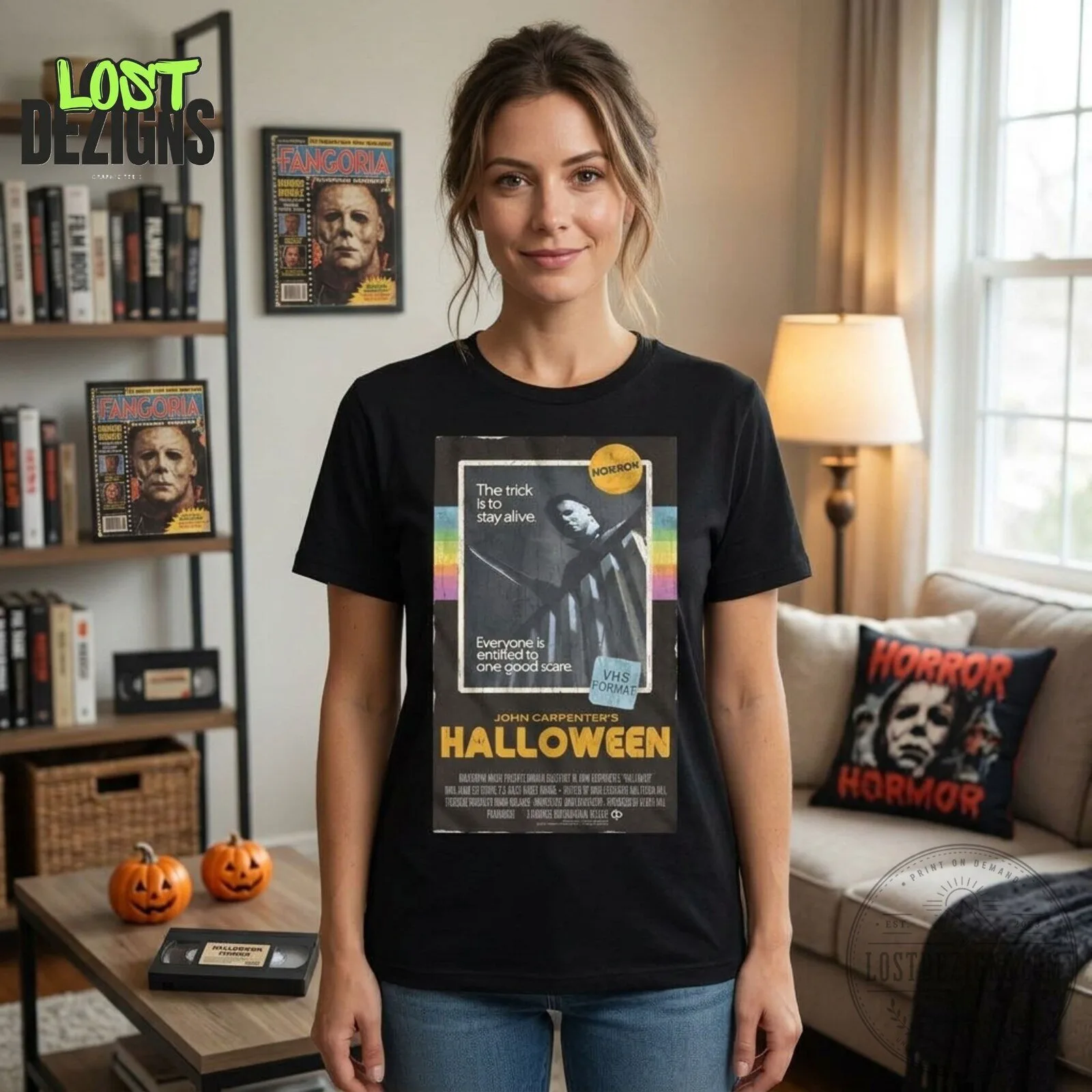 Michael Myers Halloween Graphic T-Shirt 7 Michael Myers Halloween Graphic T-Shirt