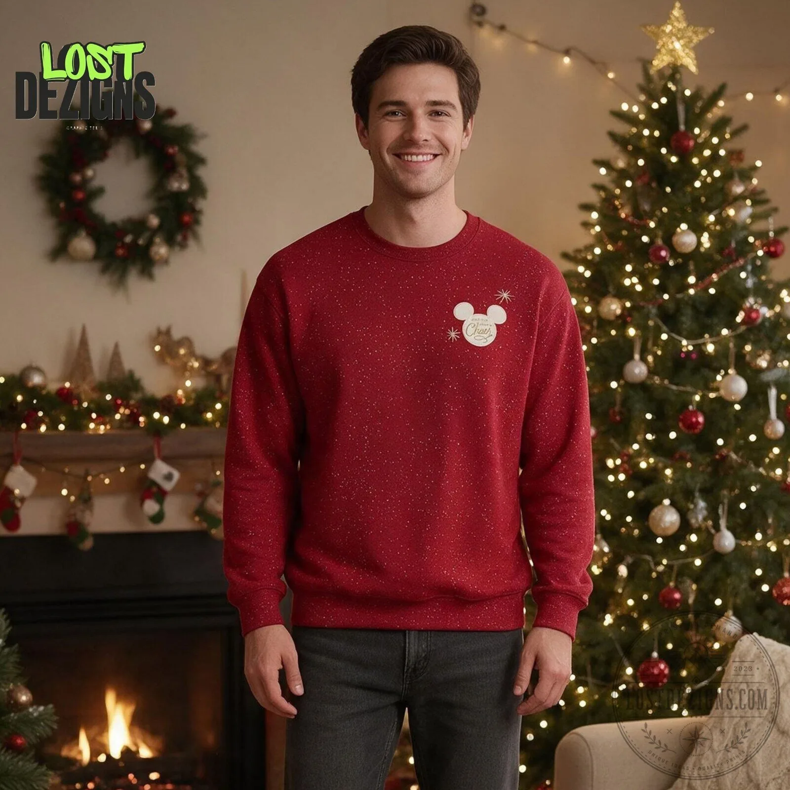 Disney The Most Magical Night Of The Year Christmas Sparkle Red Spirit Jersey 7 Disney The Most Magical Night Of The Year Christmas Sparkle Red Spirit Jersey
