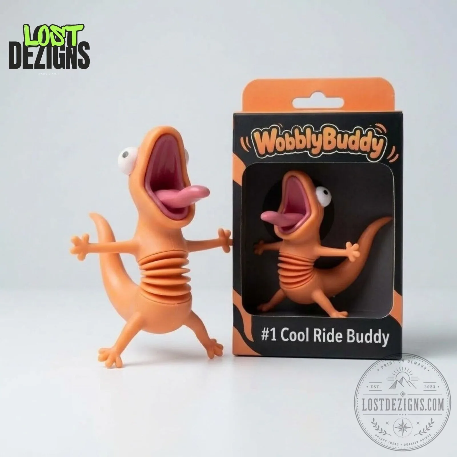 WobblyBuddy Lizard Cool Ride Buddy Motorcycle Accessory Figurine 14 WobblyBuddy Lizard Cool Ride Buddy Motorcycle Accessory Figurine