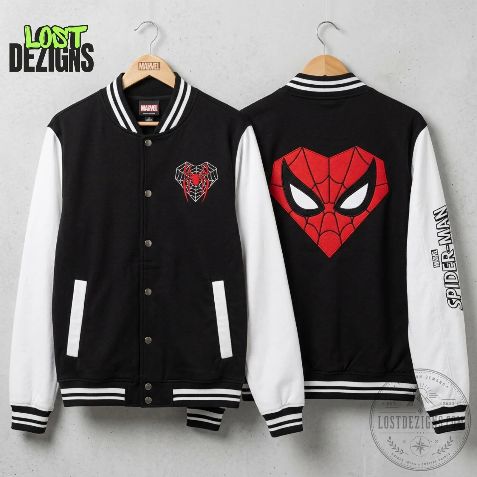 Marvel Spider-Man Brand New Day Spider Heart Bomber Jacket 5 Marvel Spider-Man Brand New Day Spider Heart Bomber Jacket
