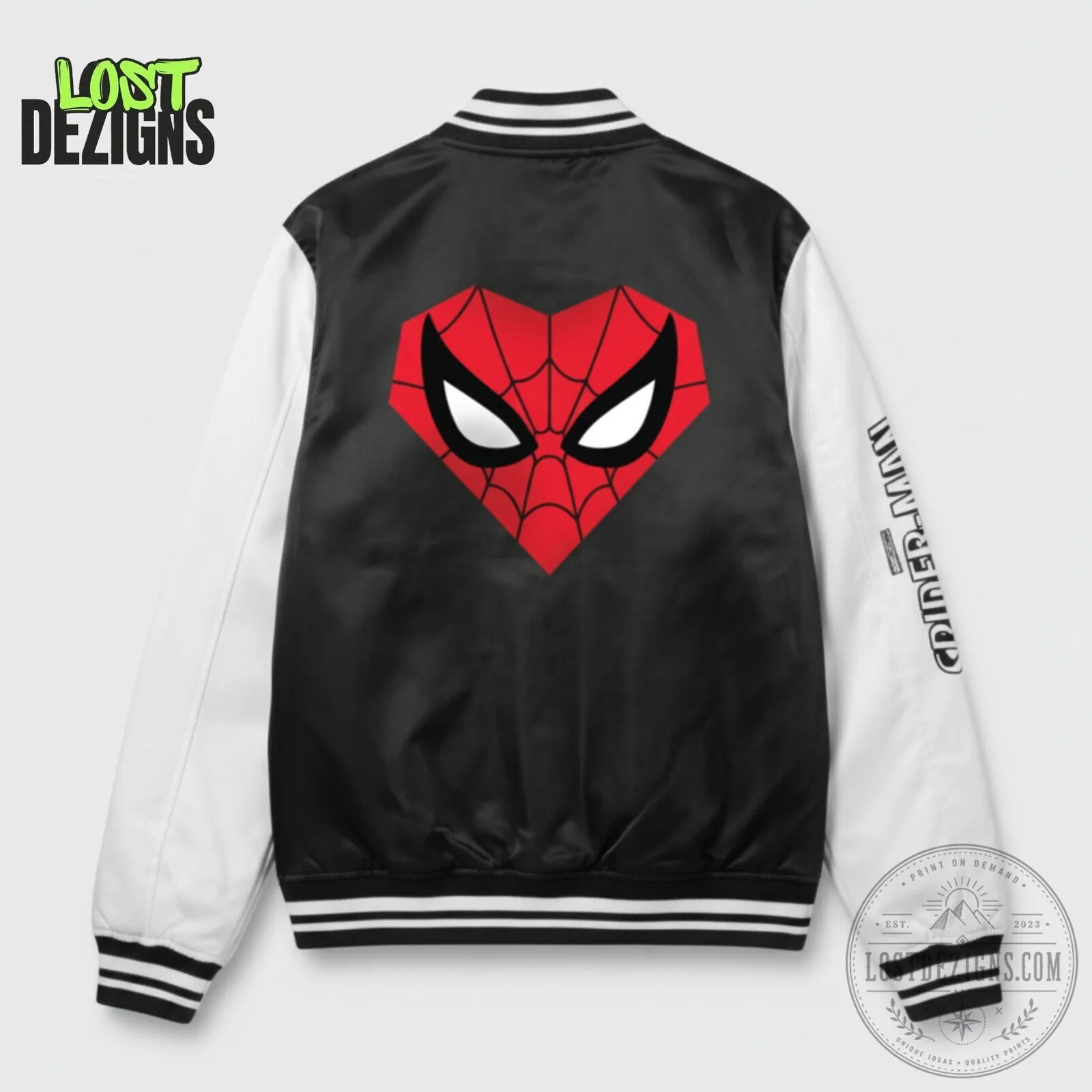 Marvel Spider-Man Brand New Day Spider Heart Bomber Jacket 7 Marvel Spider-Man Brand New Day Spider Heart Bomber Jacket