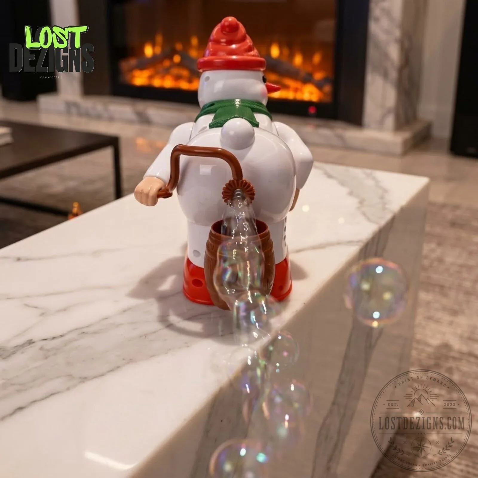 Christmas Snowman Bubble Blower Funny Festive Holiday Toy 7 Christmas Snowman Bubble Blower Funny Festive Holiday Toy