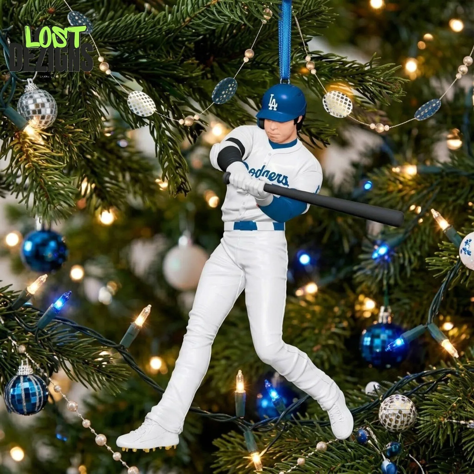 Dodgers Shohei Ohtani Christmas Acrylic Ornament 4 Dodgers Shohei Ohtani Christmas Acrylic Ornament